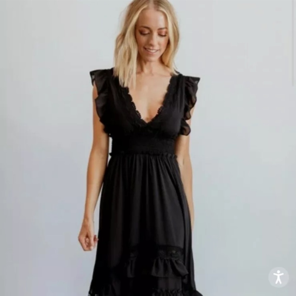 ISO BALTIC BORN JASMINE RUFFLE DRESS